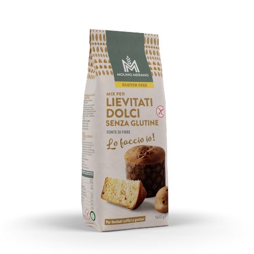 Glutenfreie Backmischung für süße Gebäcke, ballaststoffreich, 500g.