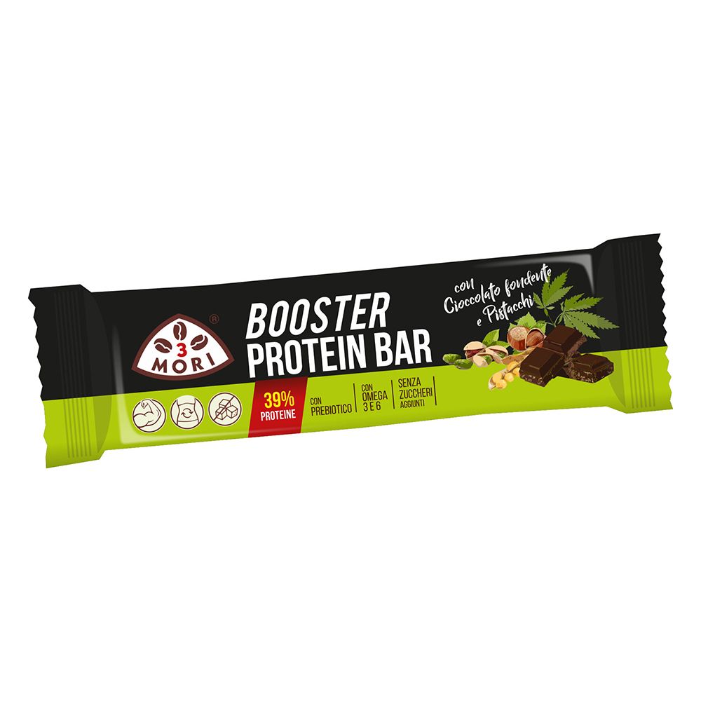 Tre Mori Barretta Proteica- BOOSTER – PROTEIN BAR 39% al Pistacchio