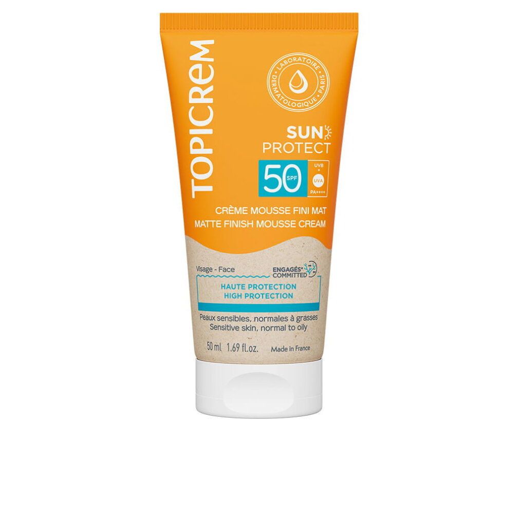 Topicrem Sun Protect Schaum-Creme Mattes Finish SPF50
