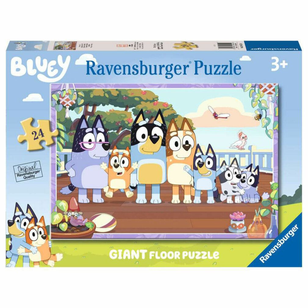 Puzzle da 24 Pezzi Gigante da Pavimento - Bluey