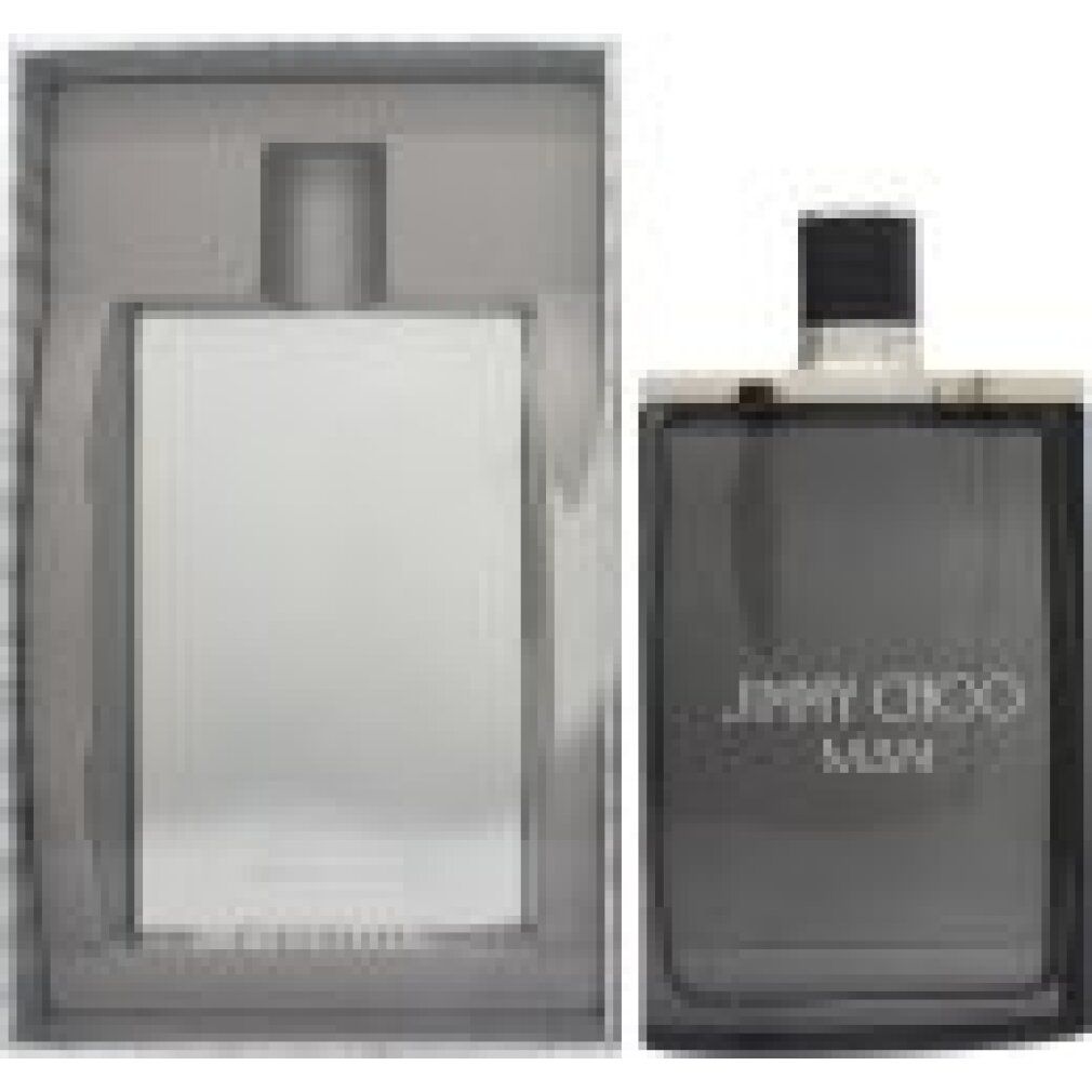 Flakon und Verpackung. Flakon: JIMMY CHOO MAN. Verpackung: hellgrau. Eau de Toilette.