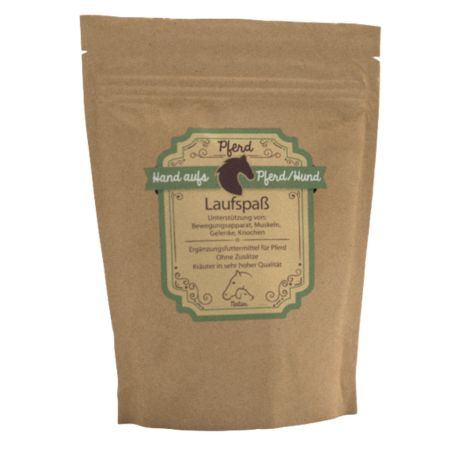 Hand aufs Pferd/Hund Arthrose Kräuter Laufspaß