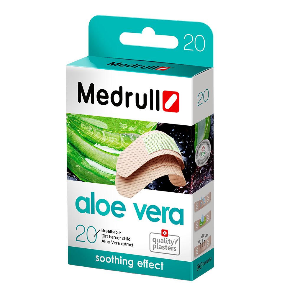 Medrull Aloe Vera Pflaster, hypoallergen 20 St