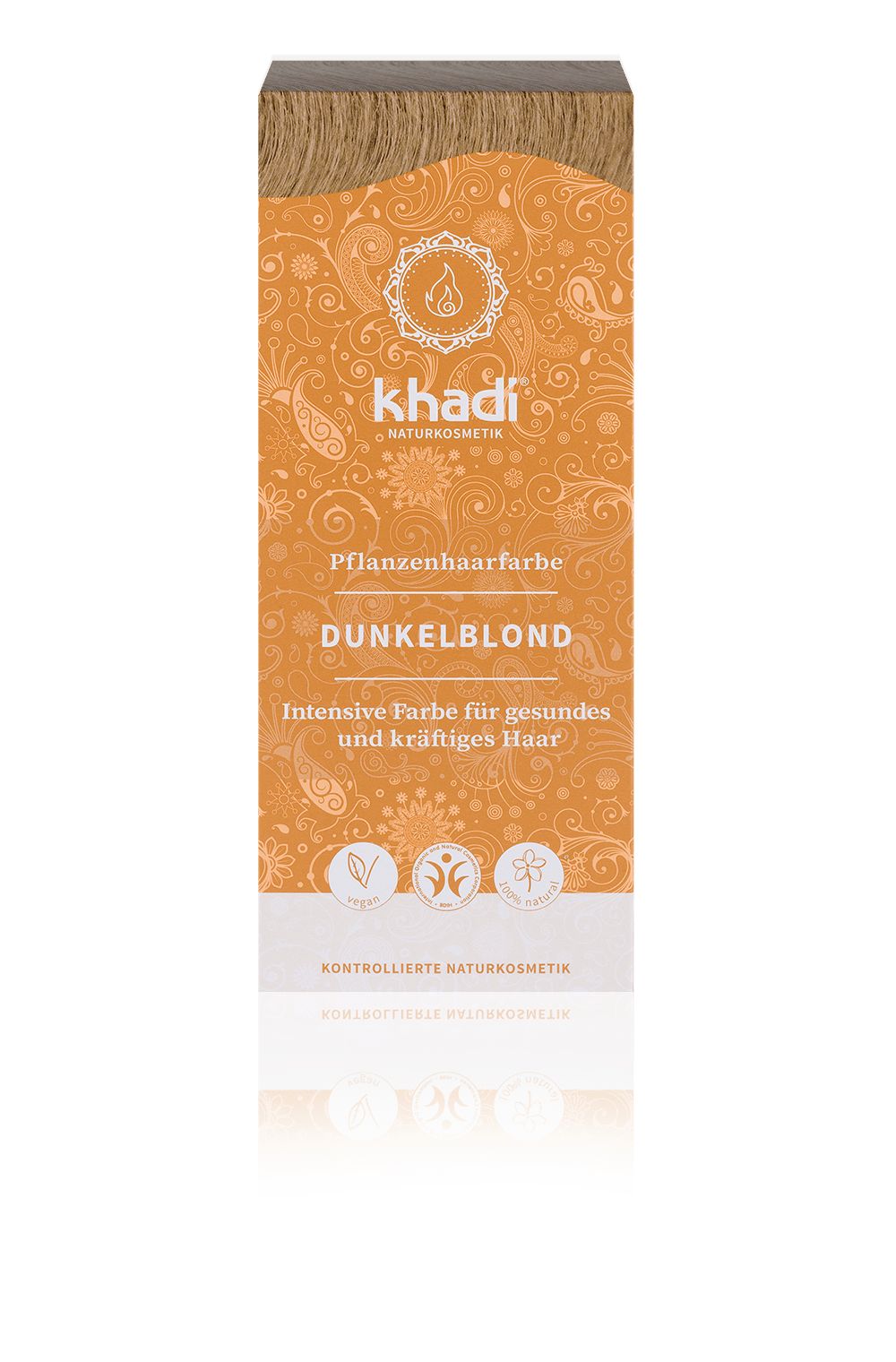 khadi Natural Cosmetics Pflanzenhaarfarbe Dunkelblond 100 g