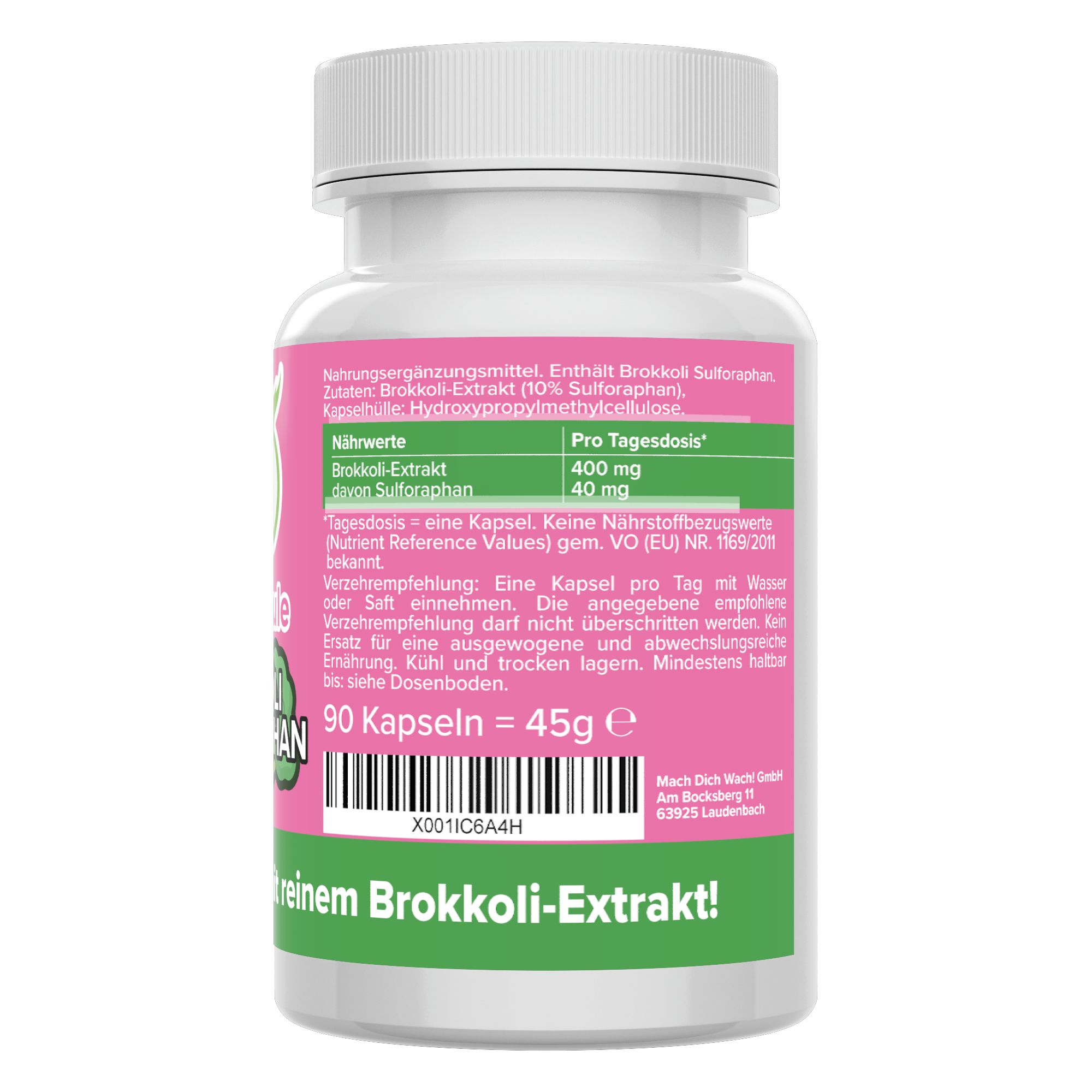 Brokkoli Sulforaphan Kapseln - Vitamineule® 90 St