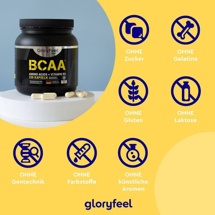 gloryfeel® BCAA 330 Sport Kapseln