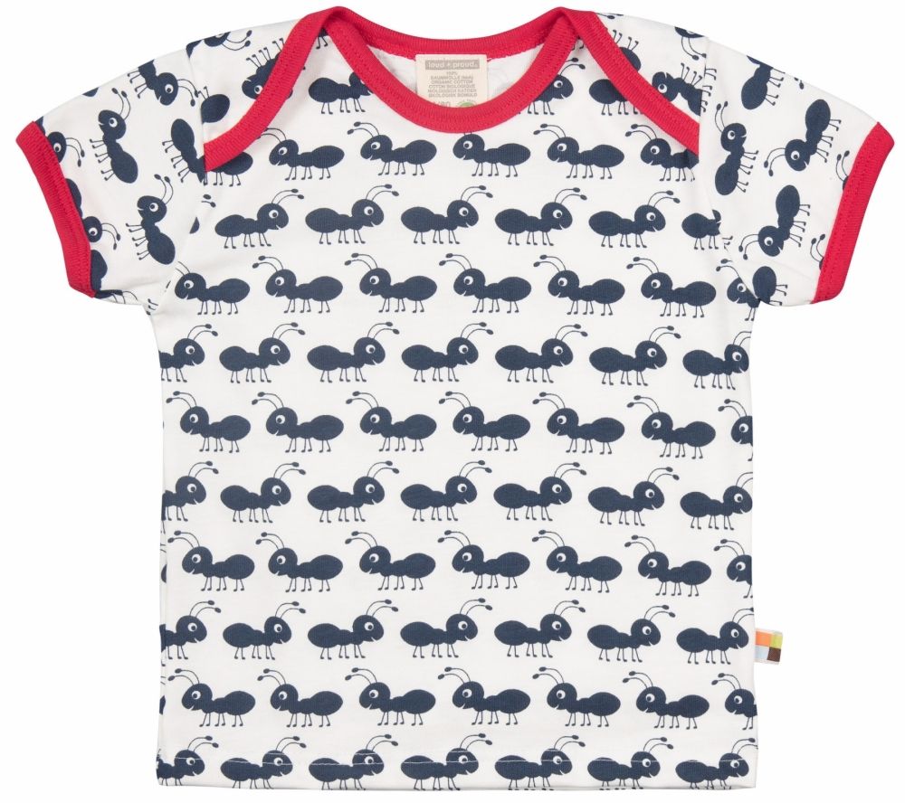 loud + proud T-Shirt Ameise, navy