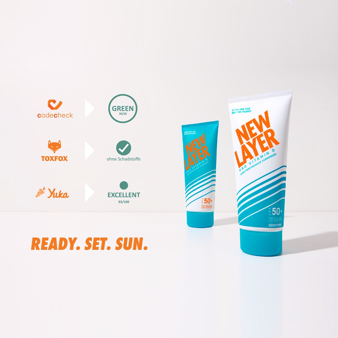 NEW LAYER Pro Vitamin D Sonnencreme LSF50+