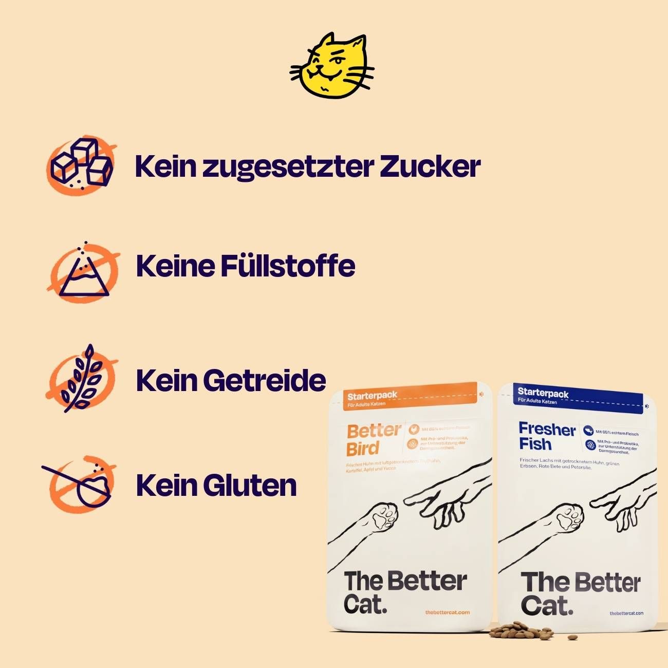 The Better Cat Katzenfutter Trocken - Huhn
