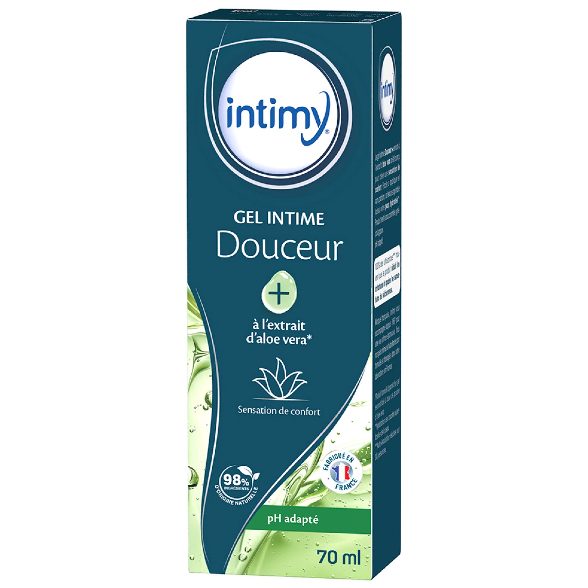 Intimy Intimgel Douceur+ mit Aloe Vera Extrakt 5x3,8x14,6 cm