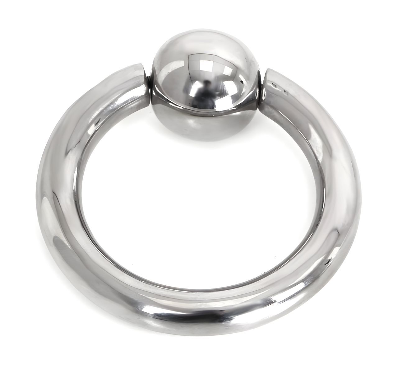 Xx-Dreamstoys - Hex Penisring aus Stahl mit Kugel 1 St