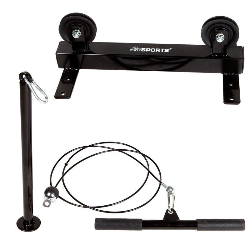 ScSPORTS® Kabelzug  zur Deckenbefestigung schwarz