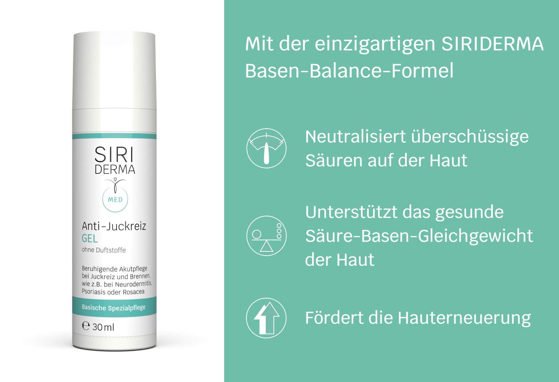 SIRIDERMA Anti-Juckreiz GEL
