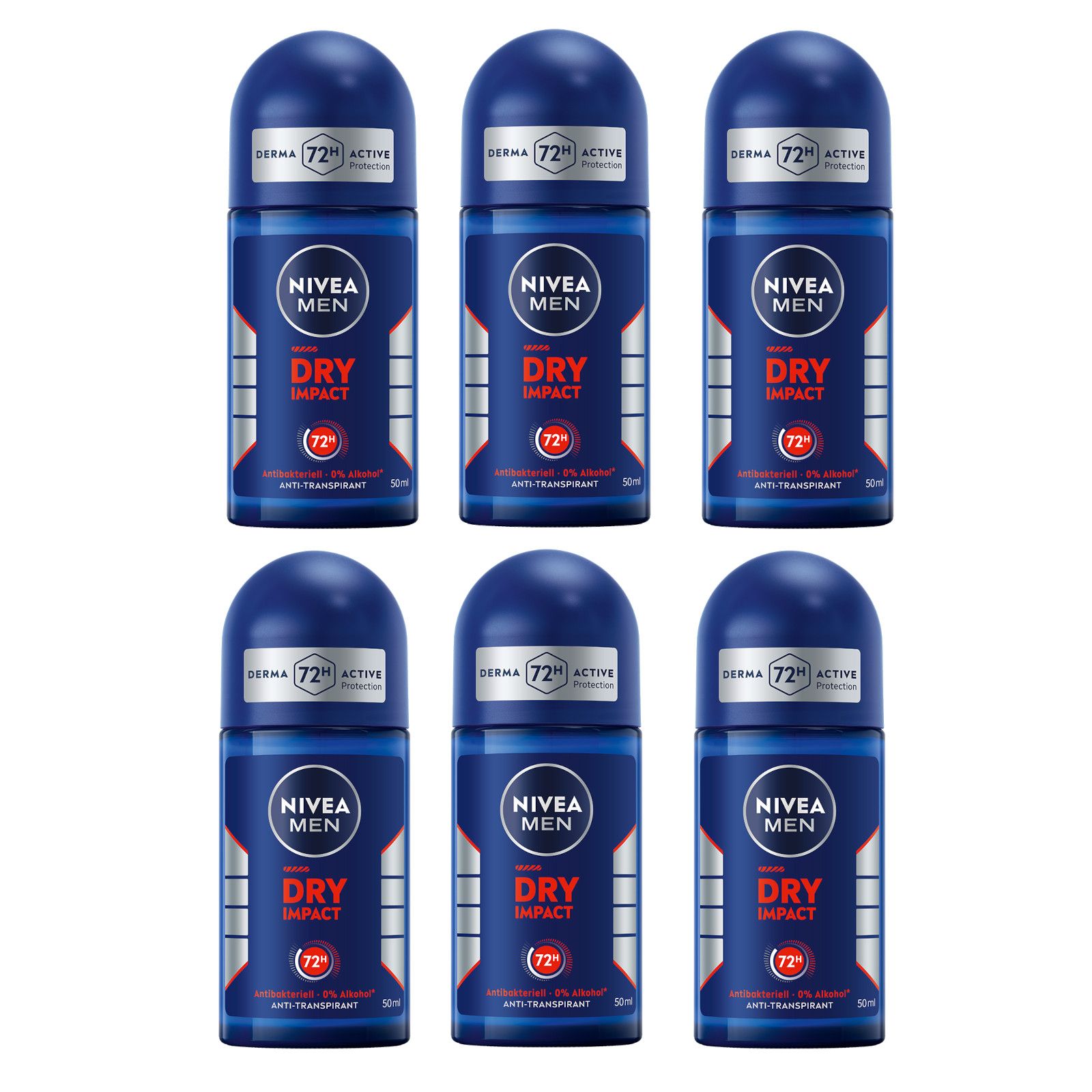 NIVEA MEN Deodorant Dry Impact Deo Roll-On