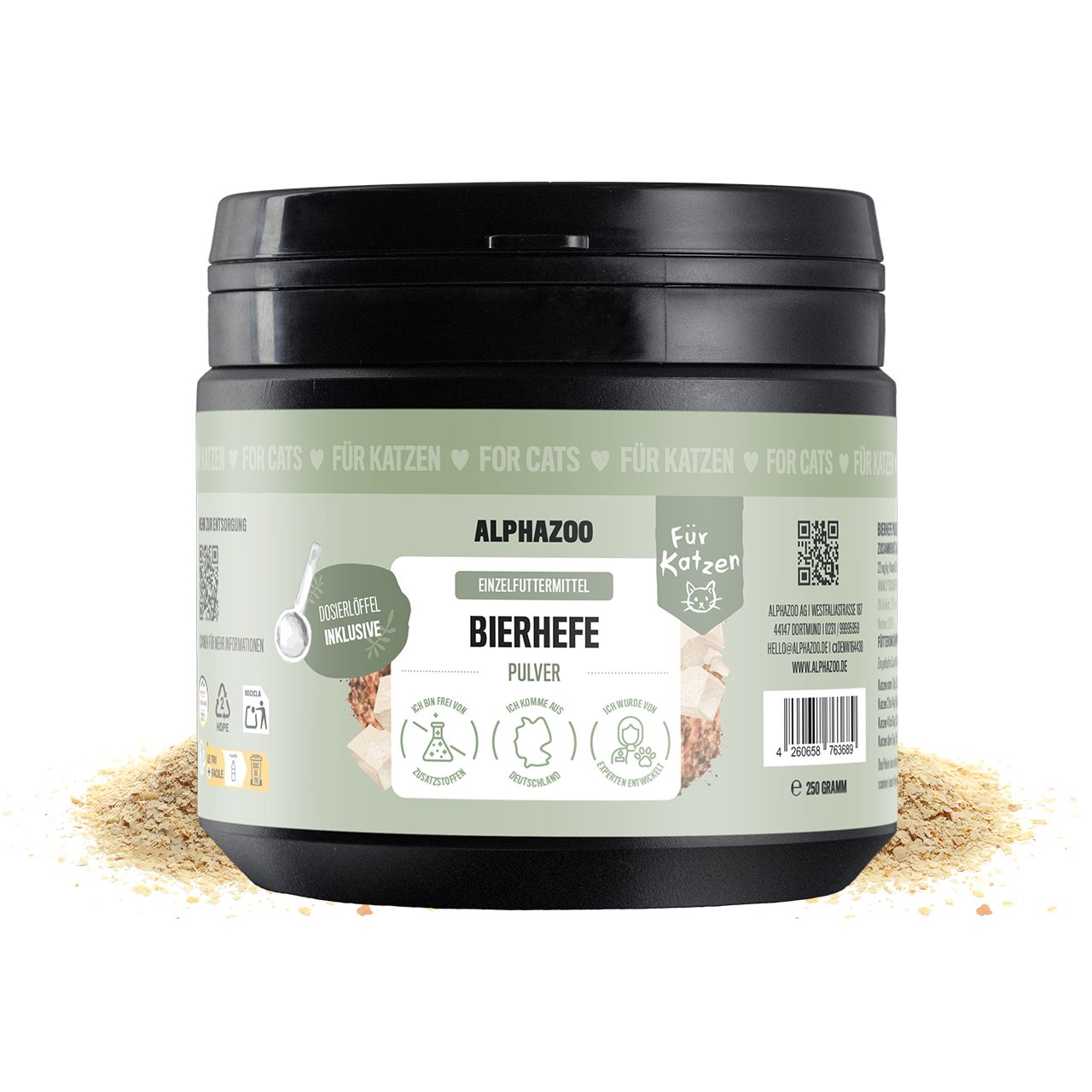 Bierhefe Pulver für Katzen 250 g
