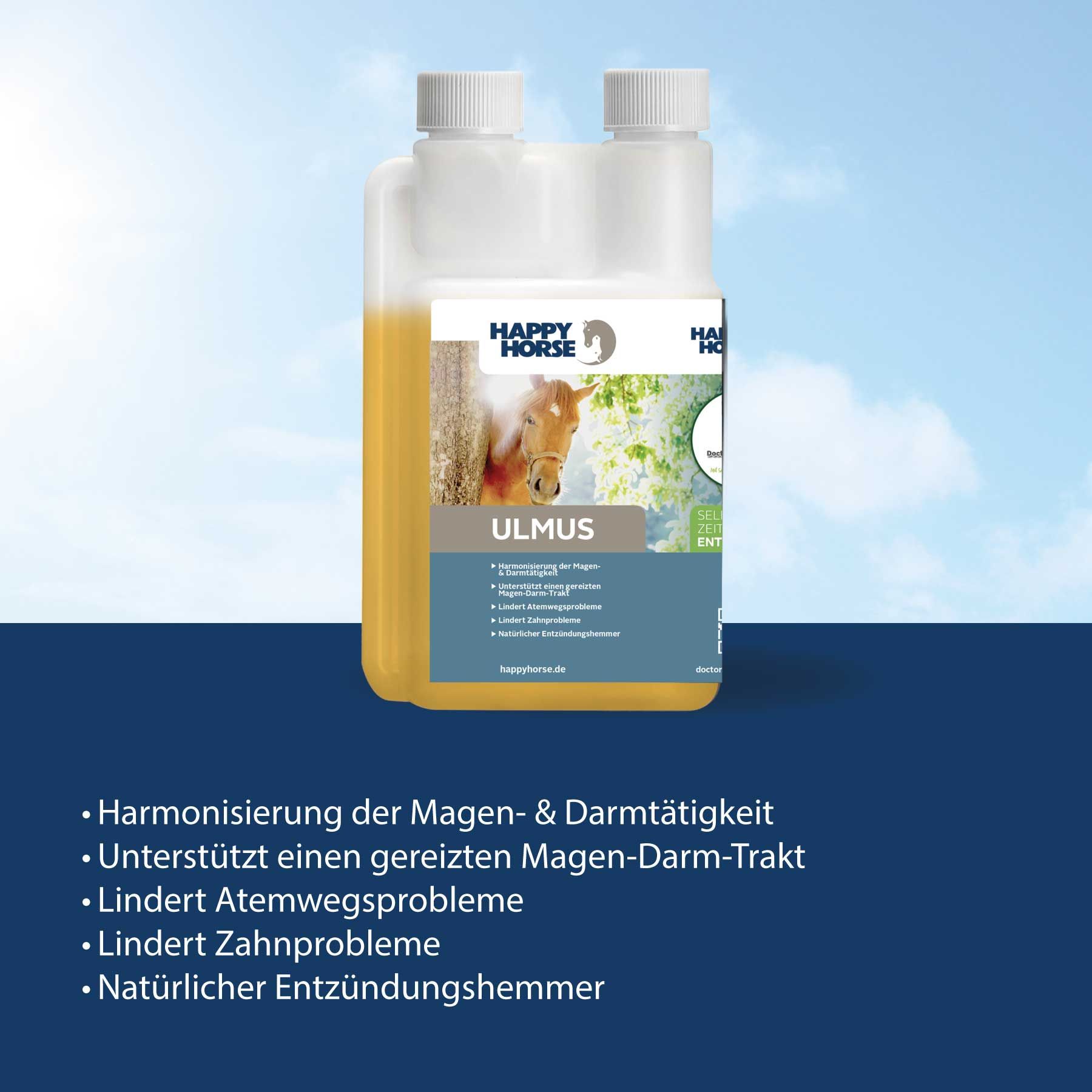 Happy Horse Ulmenrinden Liquid für das Pferd - 1000 ml