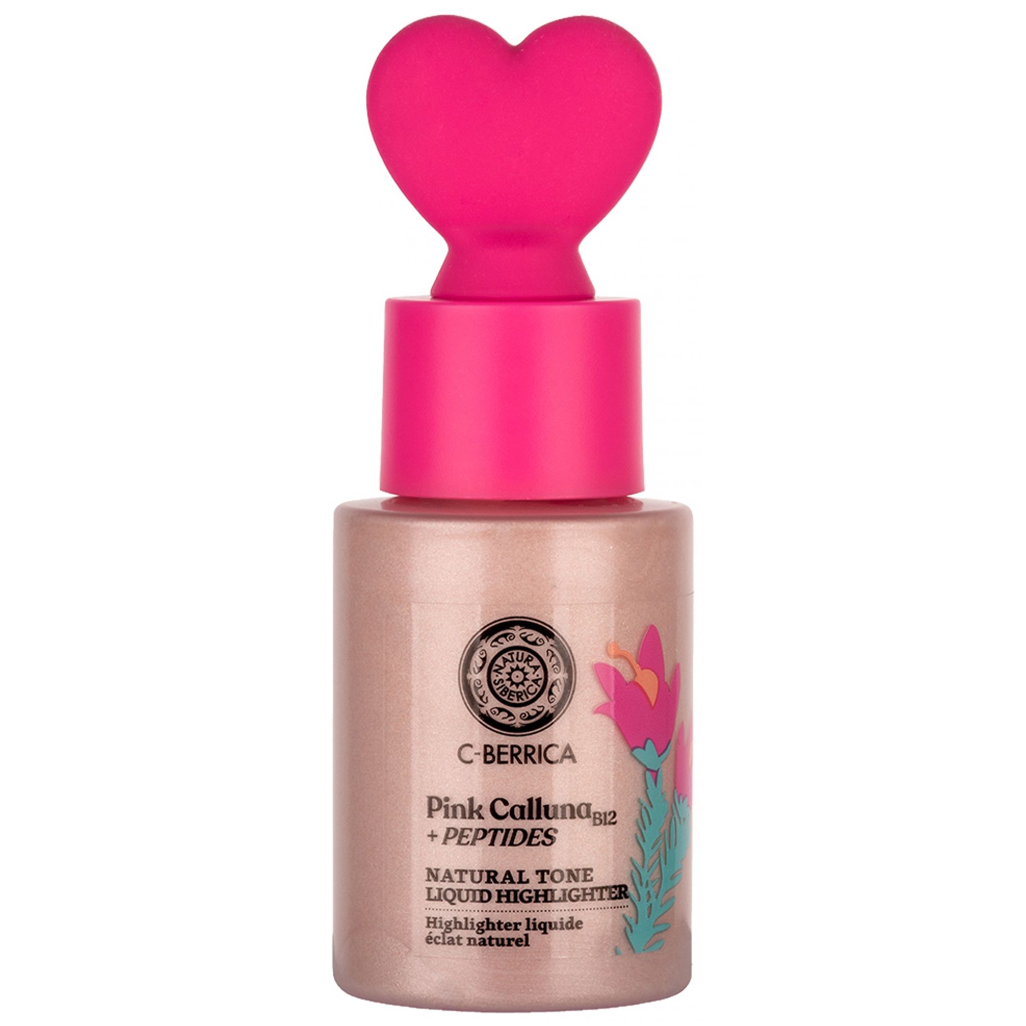 Natura Siberica C-Berrica Flüssiger Highlighter 30 ml (Farbton : Natur) 5,1x4,6x11,5 cm