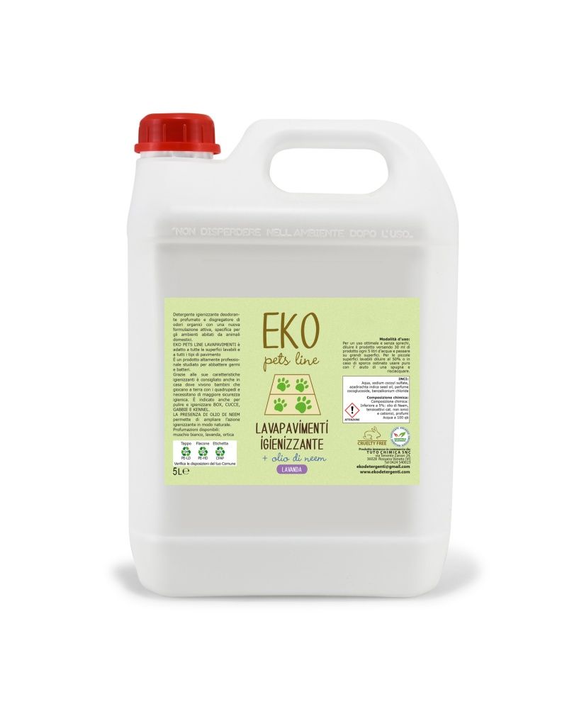 Eko Detergente igienizzante per pavimenti con olio di neem