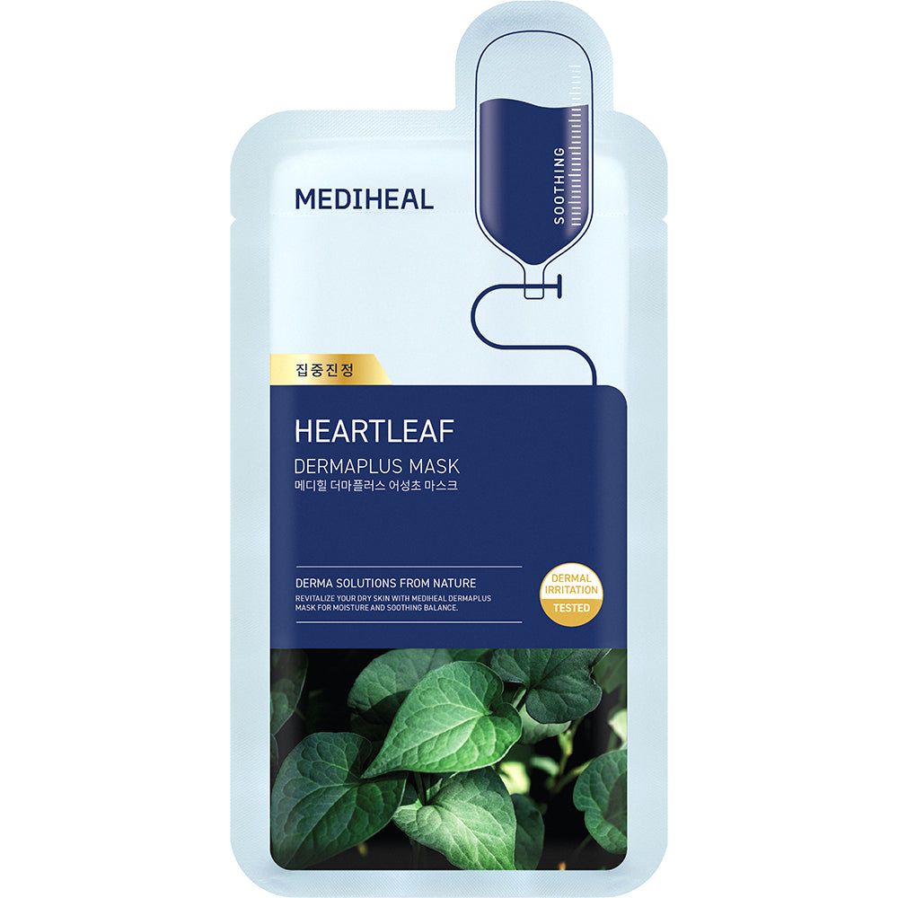 Mediheal Dermaplus Heartleaf Sheet Mask 5 ml Gesichtsmaske
