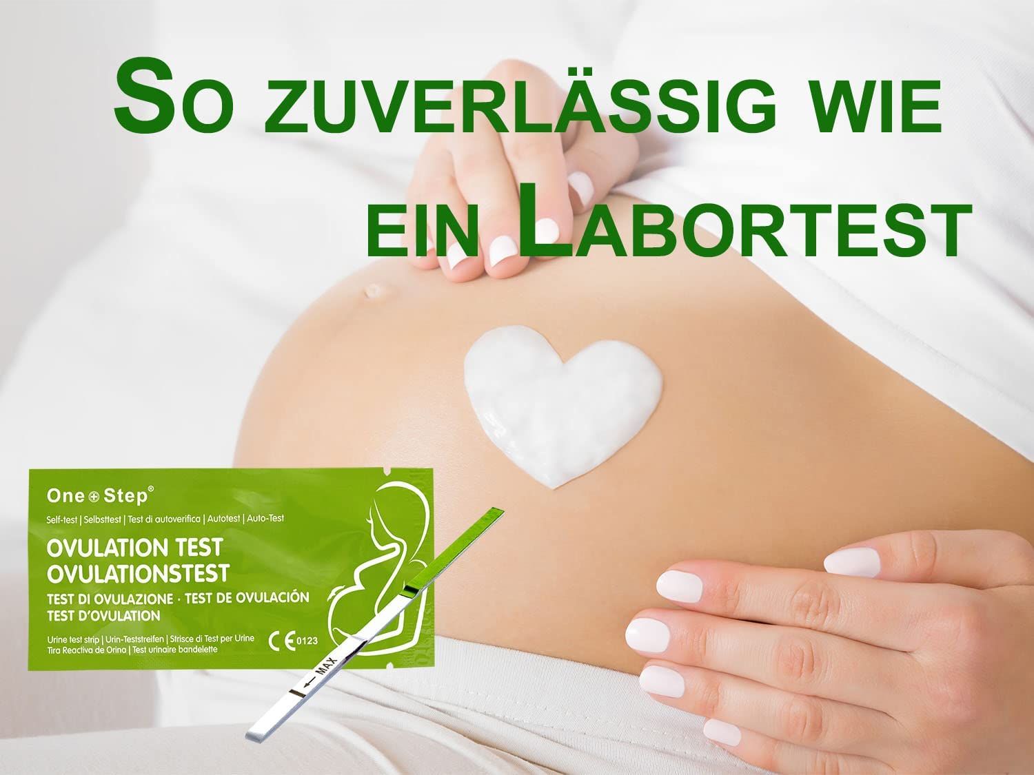 One+Step Ovulationstest GreenLine mit optimaler Sensitivität 20