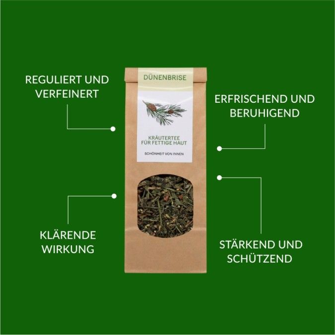 Bio Beauty-Kräutertee Dünenbrise für fettige Haut