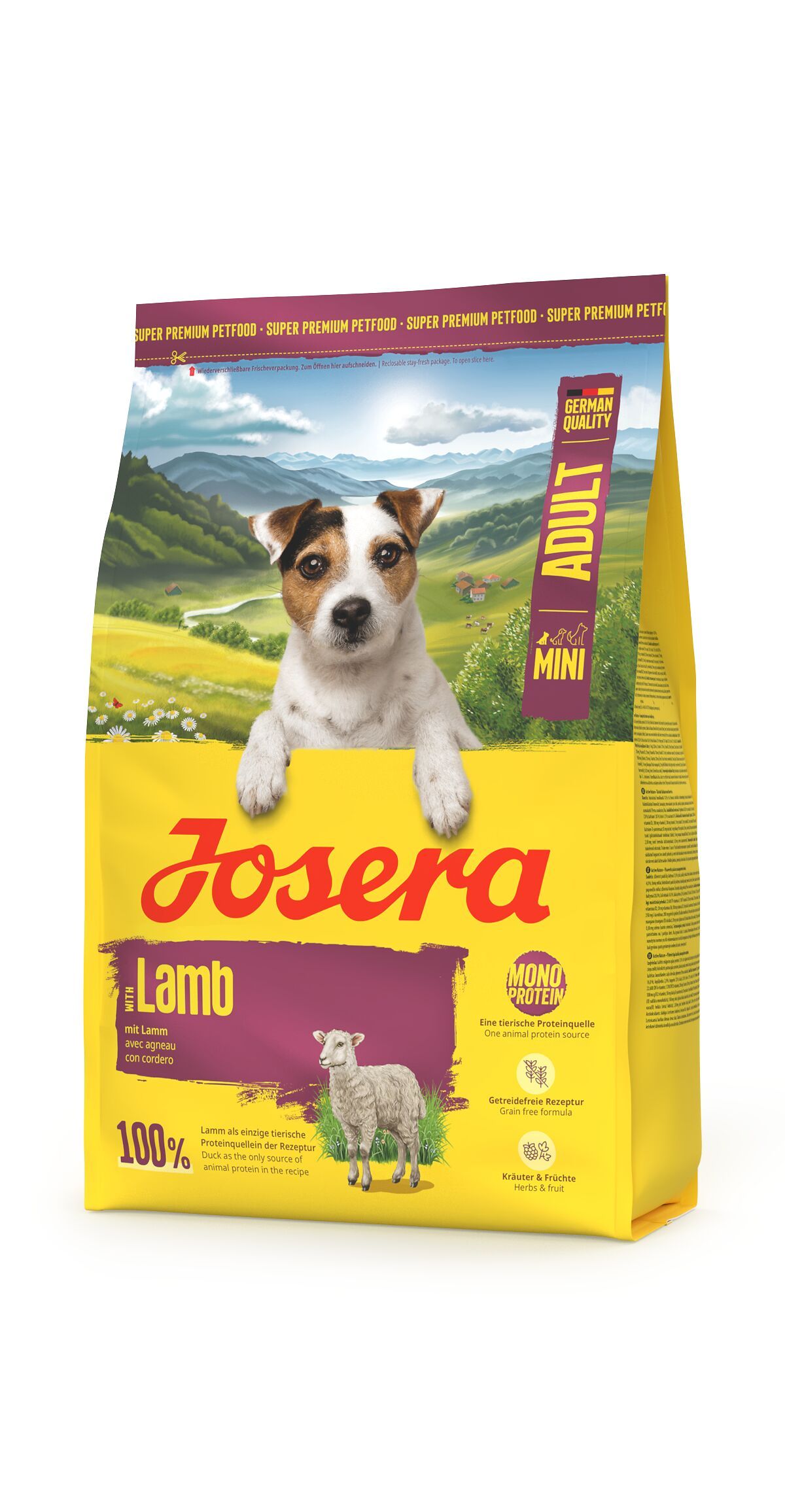 Josera Mini Adult Lamb 3 kg Futter