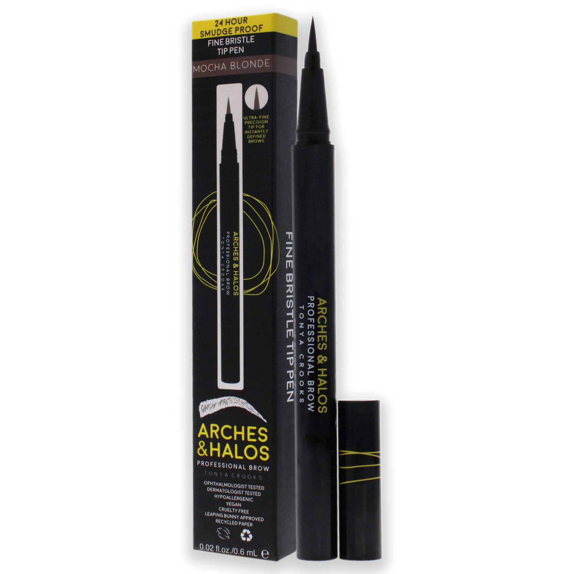 Fine Bristle Tip Pen - Mocha Blonde von Arches and Halos