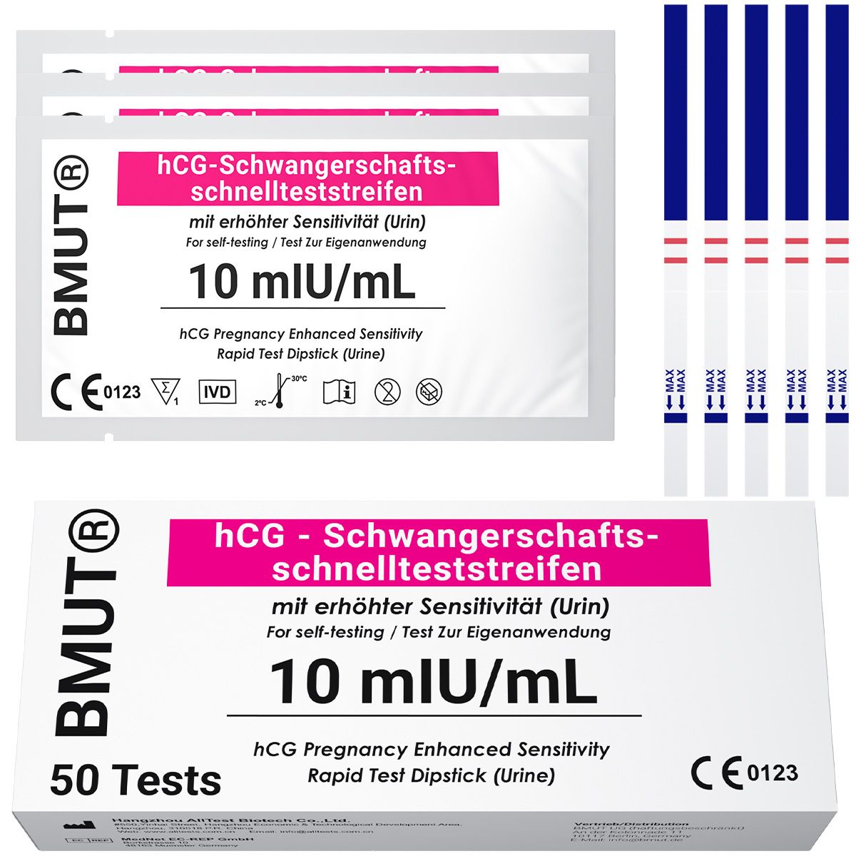 BMUT Schwangerschaftstest ultraempfndlich 10mIU/ml