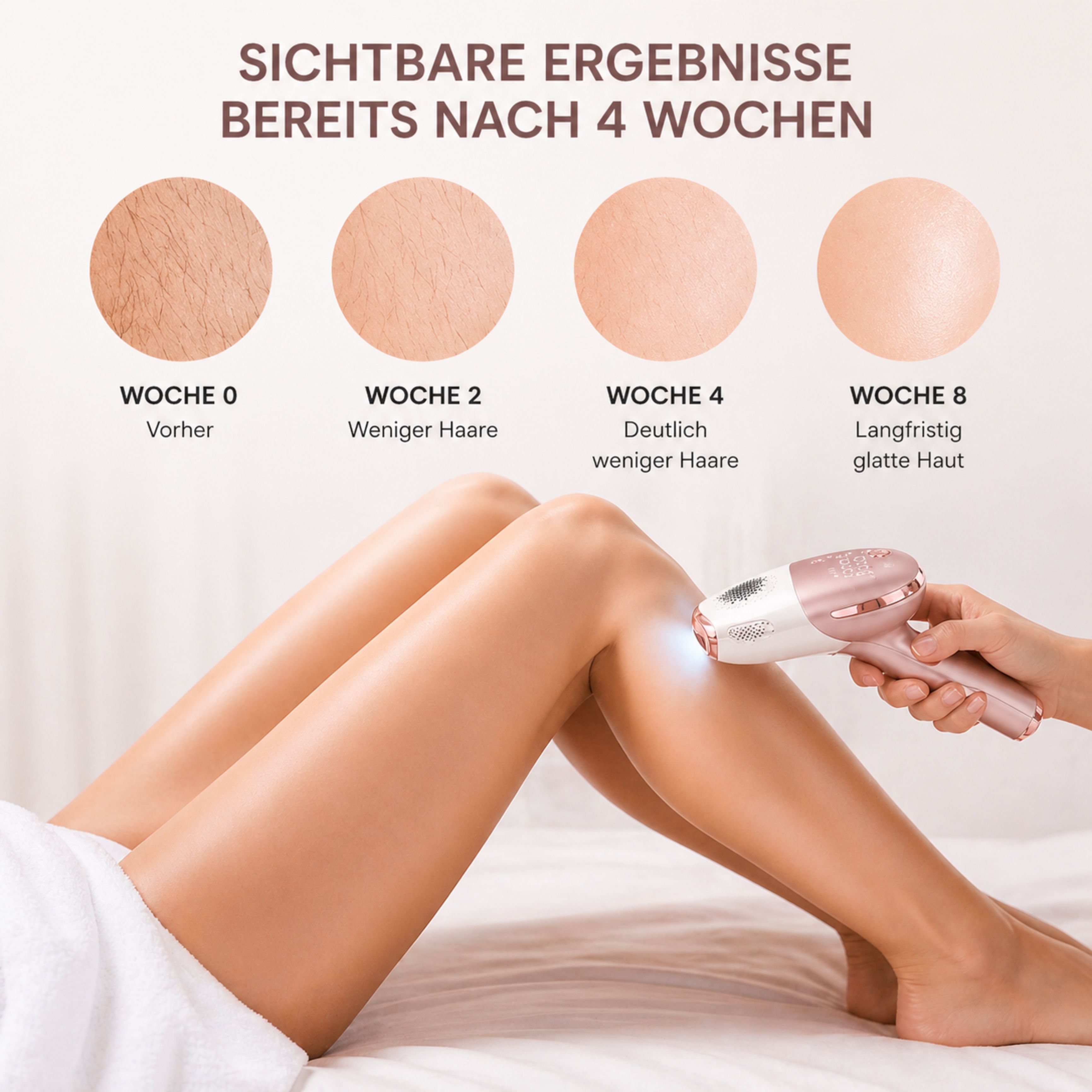 Lalano’S Cosmetics IPL-Haarentferner IceSilk Pro mit Eiskühlfunktion, HR/SC/RA & Auto-Modus