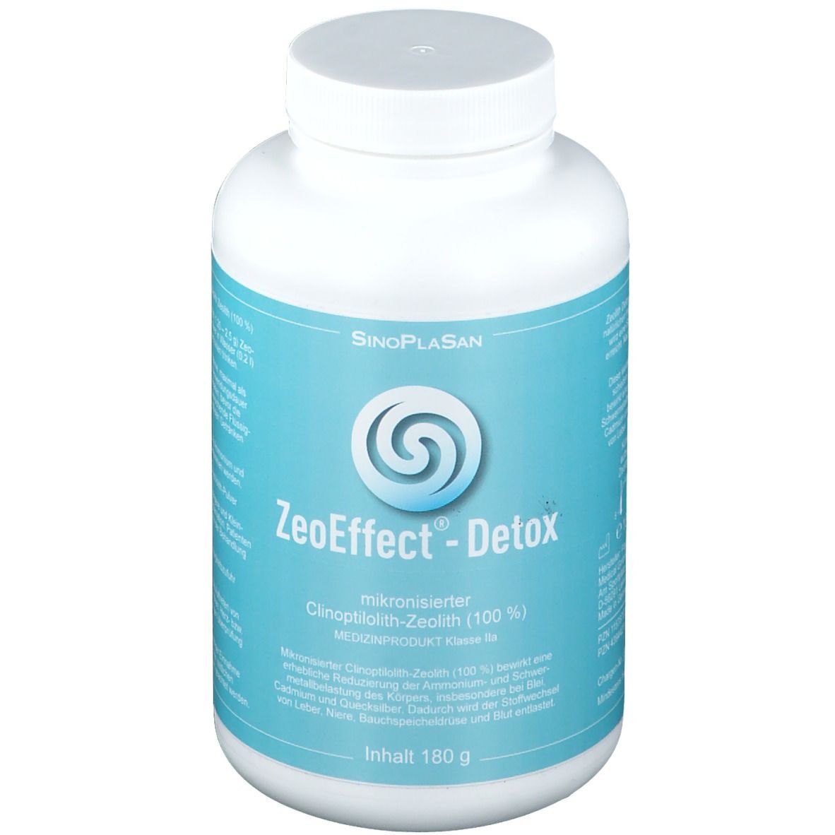 Zeoeffect Detox Clinoptilolith-Zeolith Pulver 180 g