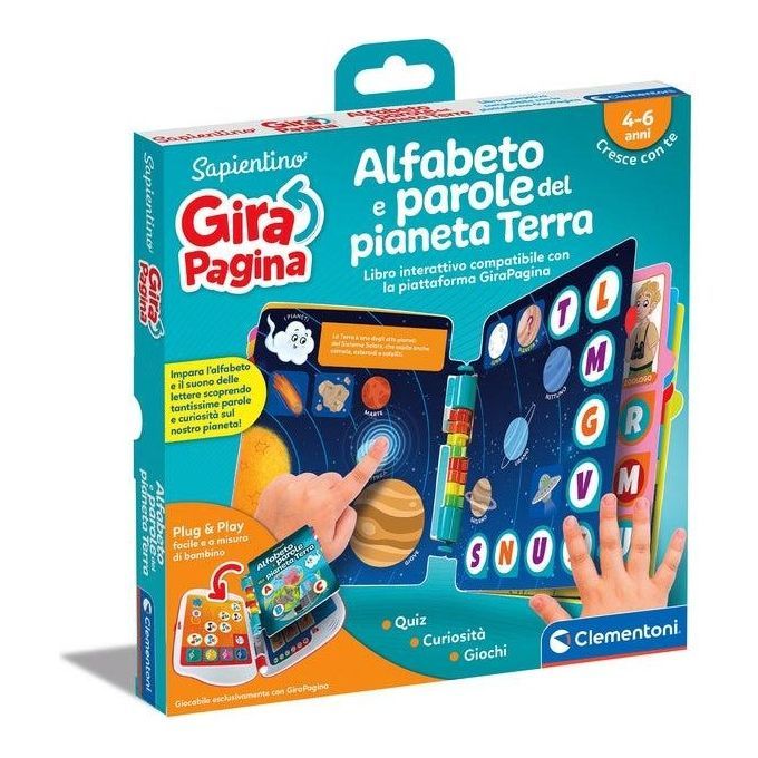 Clementoni Sapientino Alfabeto e parole del pianeta Terra