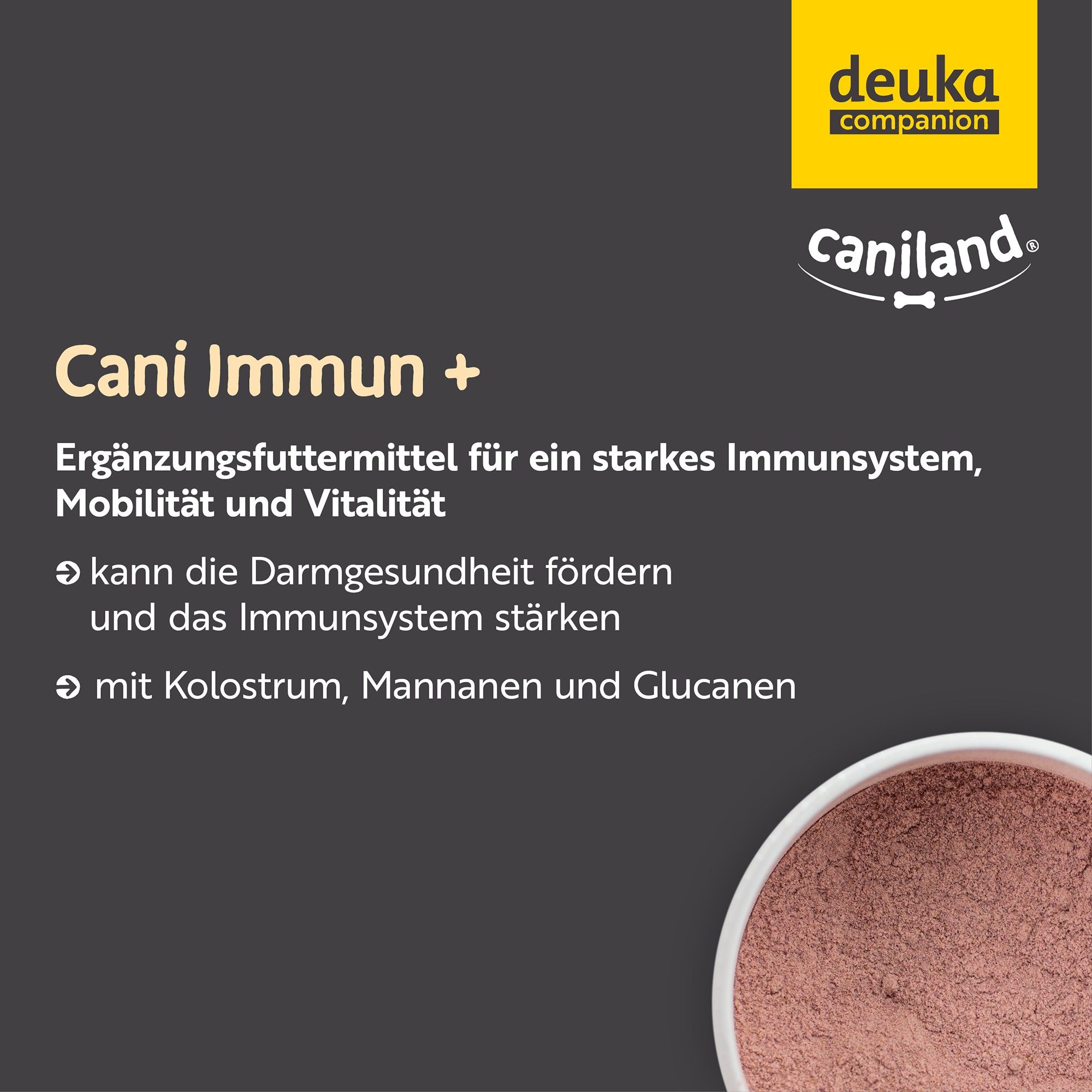 caniland Cani Immun + | Supplement für Hunde für ein starkes Immunsystem, Mobilität und Vitalität