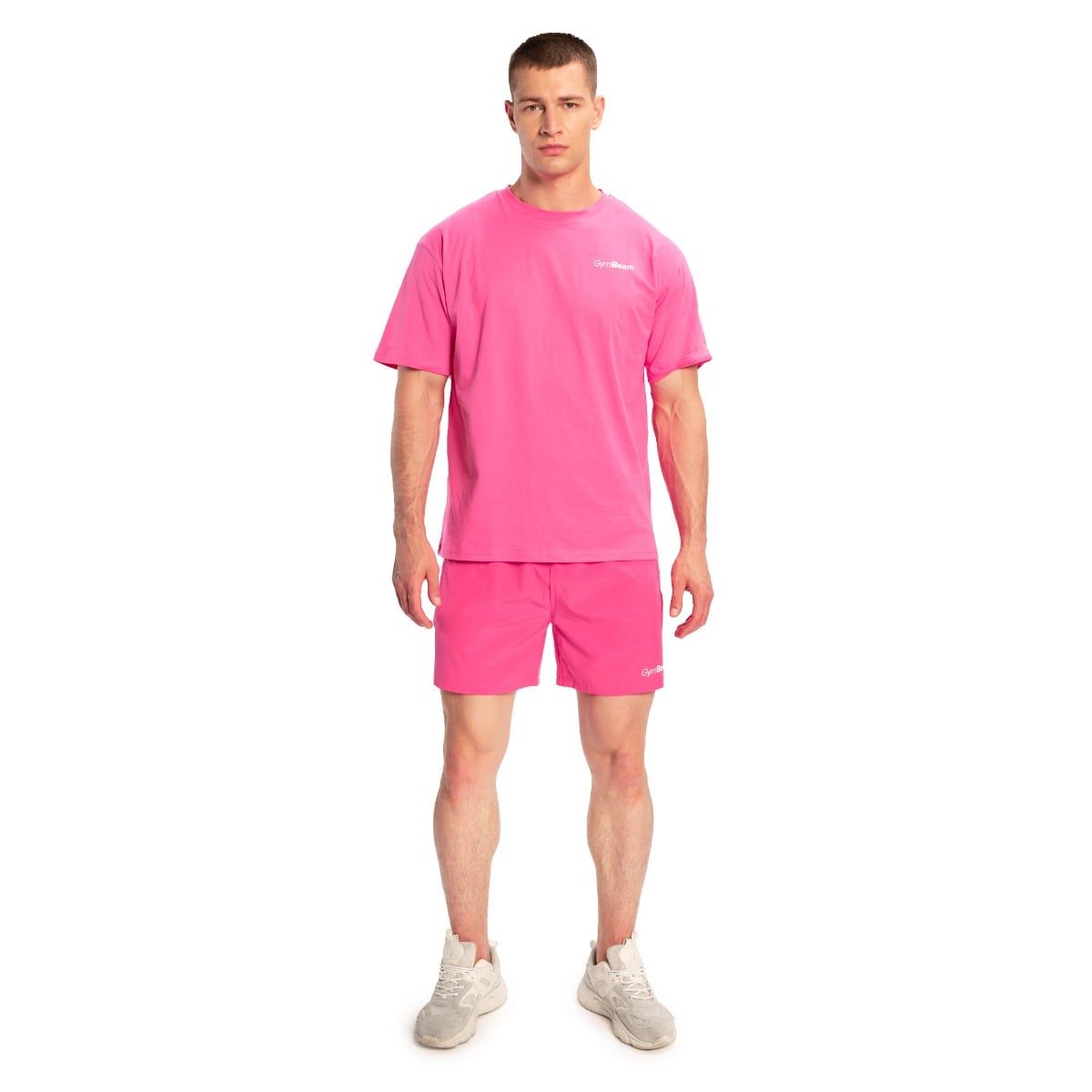 GymBeam Shorts Herren Regular mit Reißverschlusstaschen TRN Dragonfruit