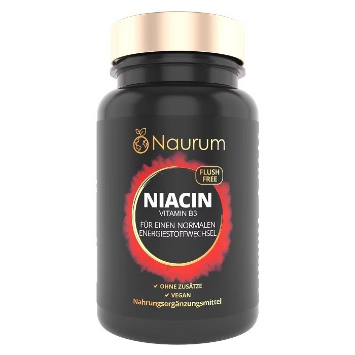Naurum NIACIN - Vitamin B3 - Ohne Flush-Effekt