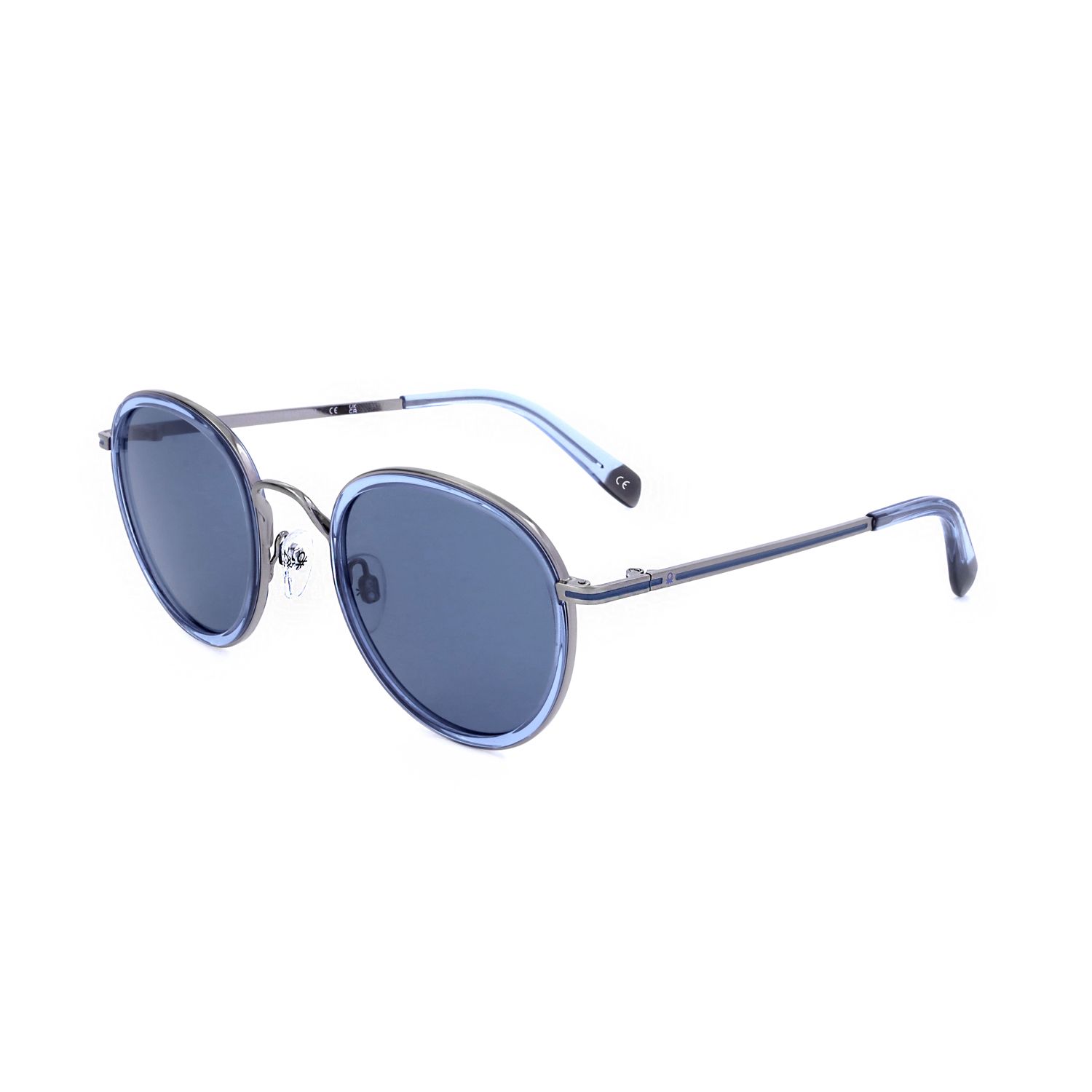Benetton occhiali da sole uomo BE5104 silver-coloured light blue