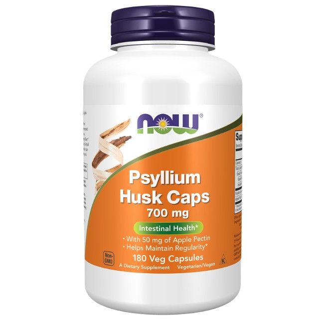 Now Foods Flohsamenschalen 700 mg 180 Pc