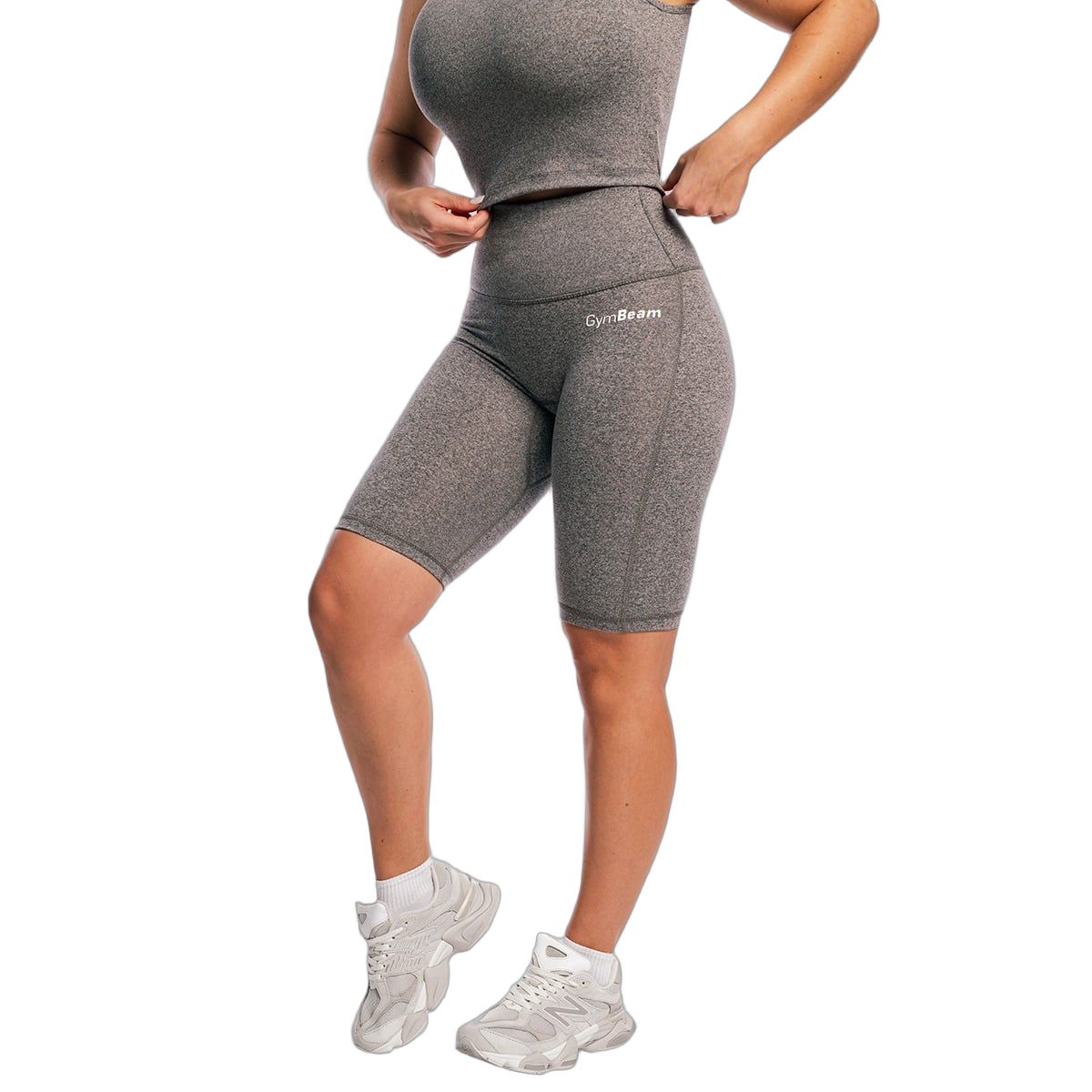 GymBeam Shorts Damen Slim mit Gummizug ohne Taschen Core Storm