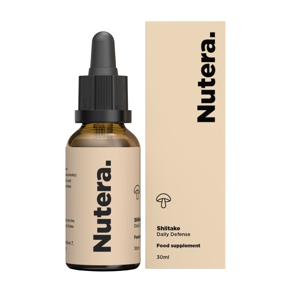 Nutera Shiitake (Lentinula edodes) Flüssigextrakt 20:1 – 40 % Beta-Glucane