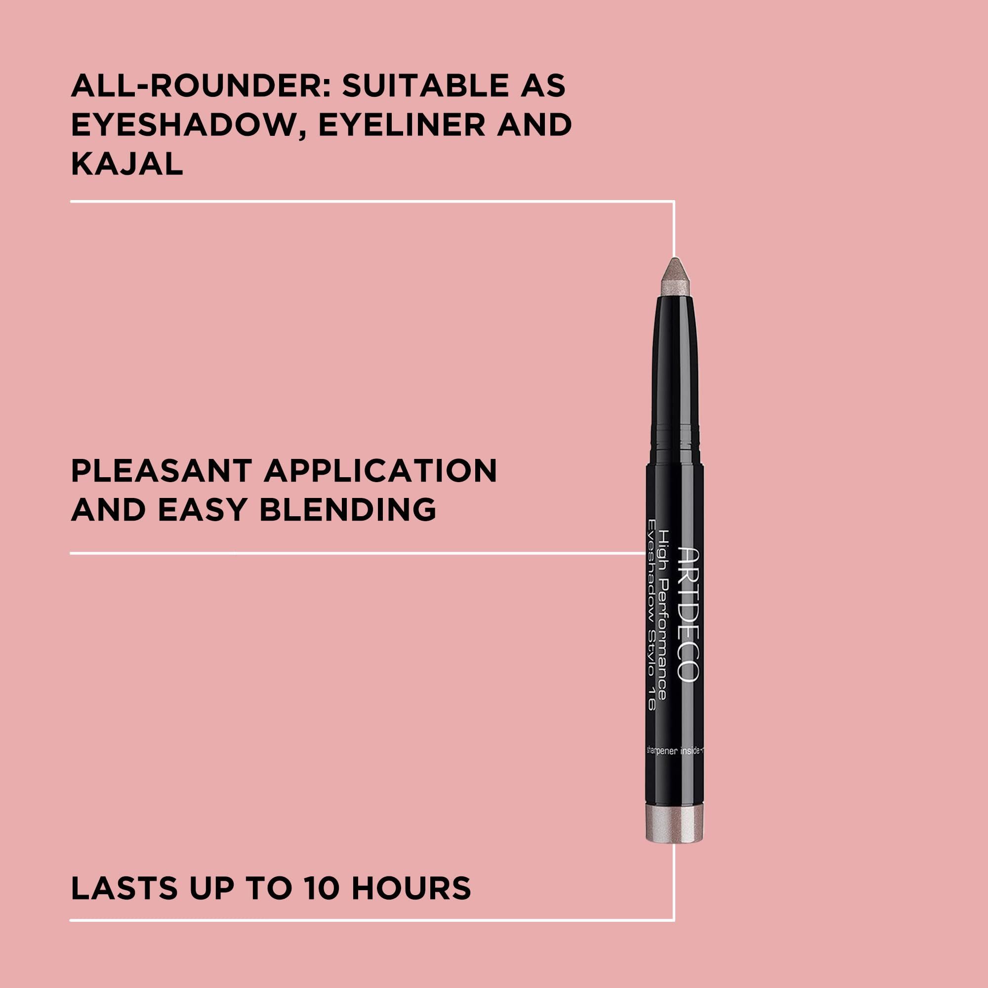 Artdeco High Performance Eyeshadow Stylo. Produktinformationen: als Lidschatten, Eyeliner und Kajal.