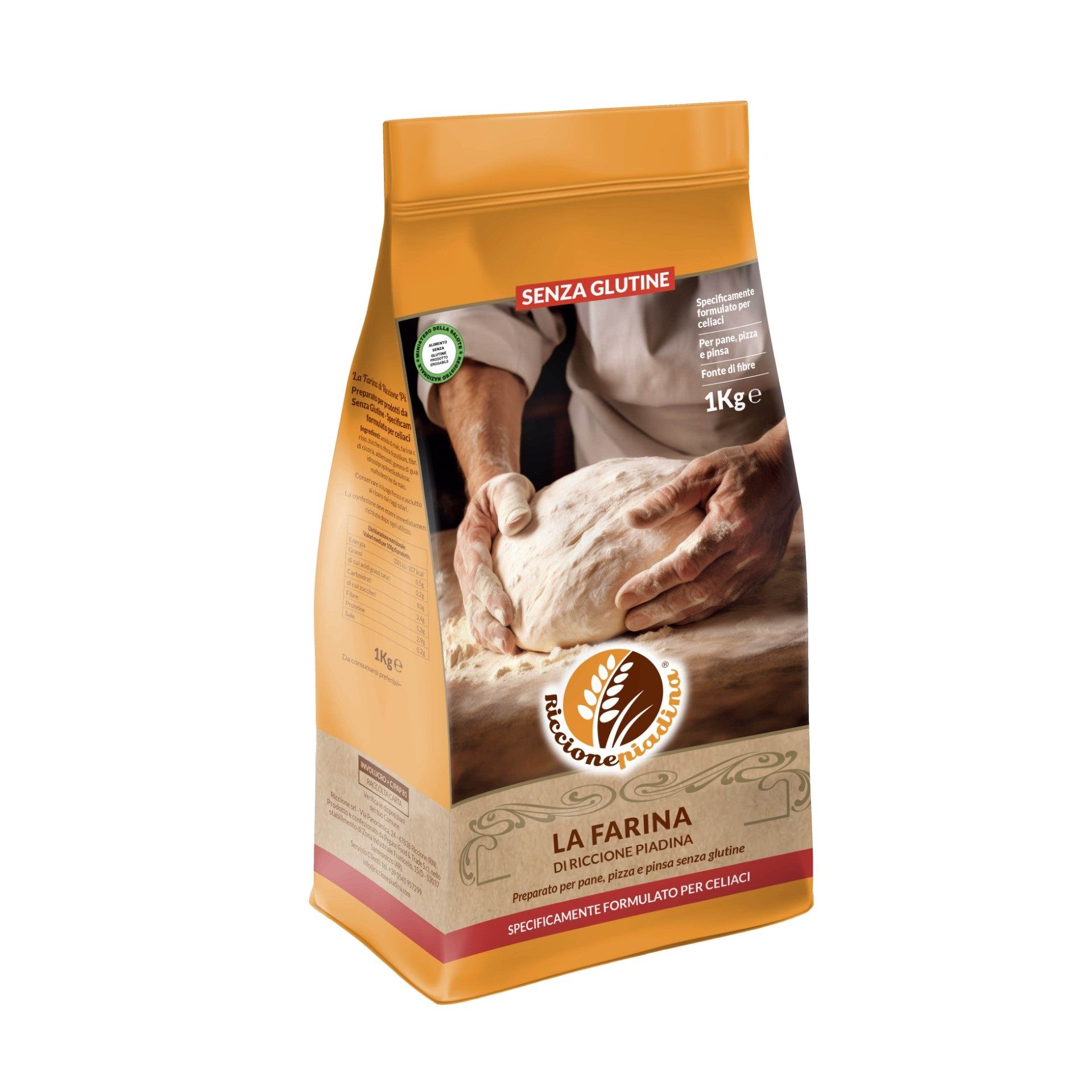 Preparato per pane pizza e pinsa Senza Glutine - Riccione Piadina