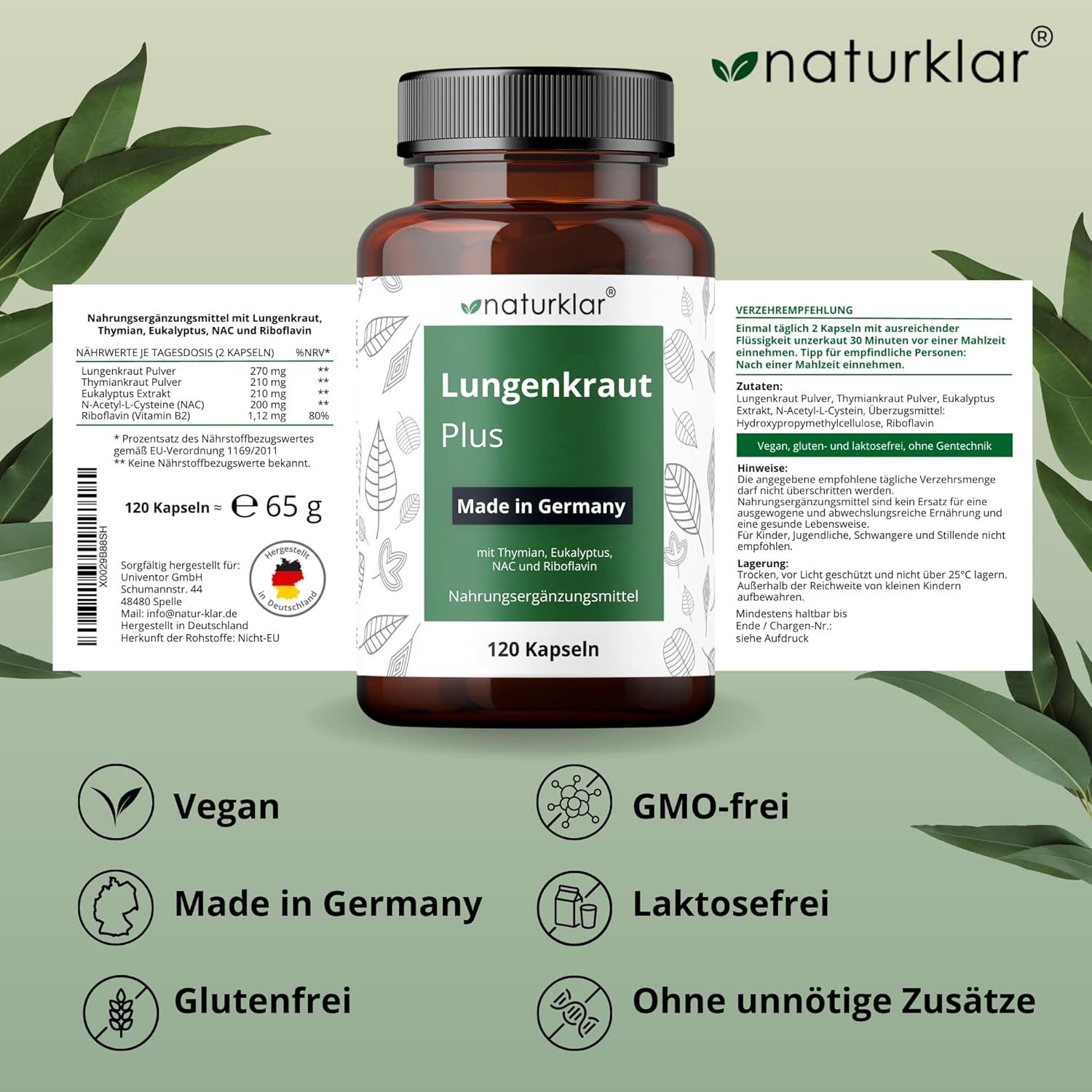 Naturklar Lungenkraut