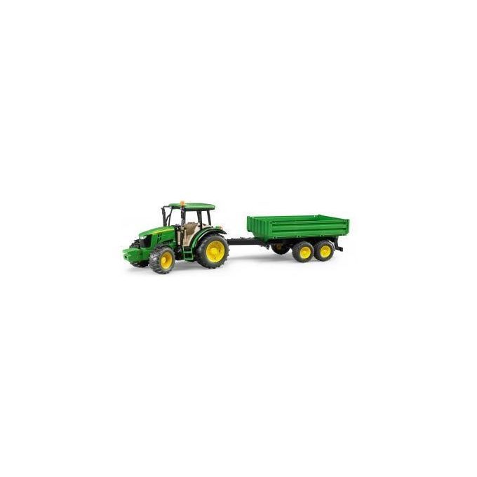 BRUDER John Deere 5115 M con rimorchio dotato di sponde (BRUDER John Deere 5115 - Immagine 5