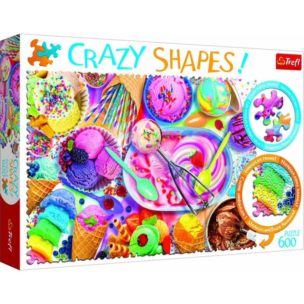 trefl Puzzle Crazy Shapes Sweet Dreams 600 pezzi