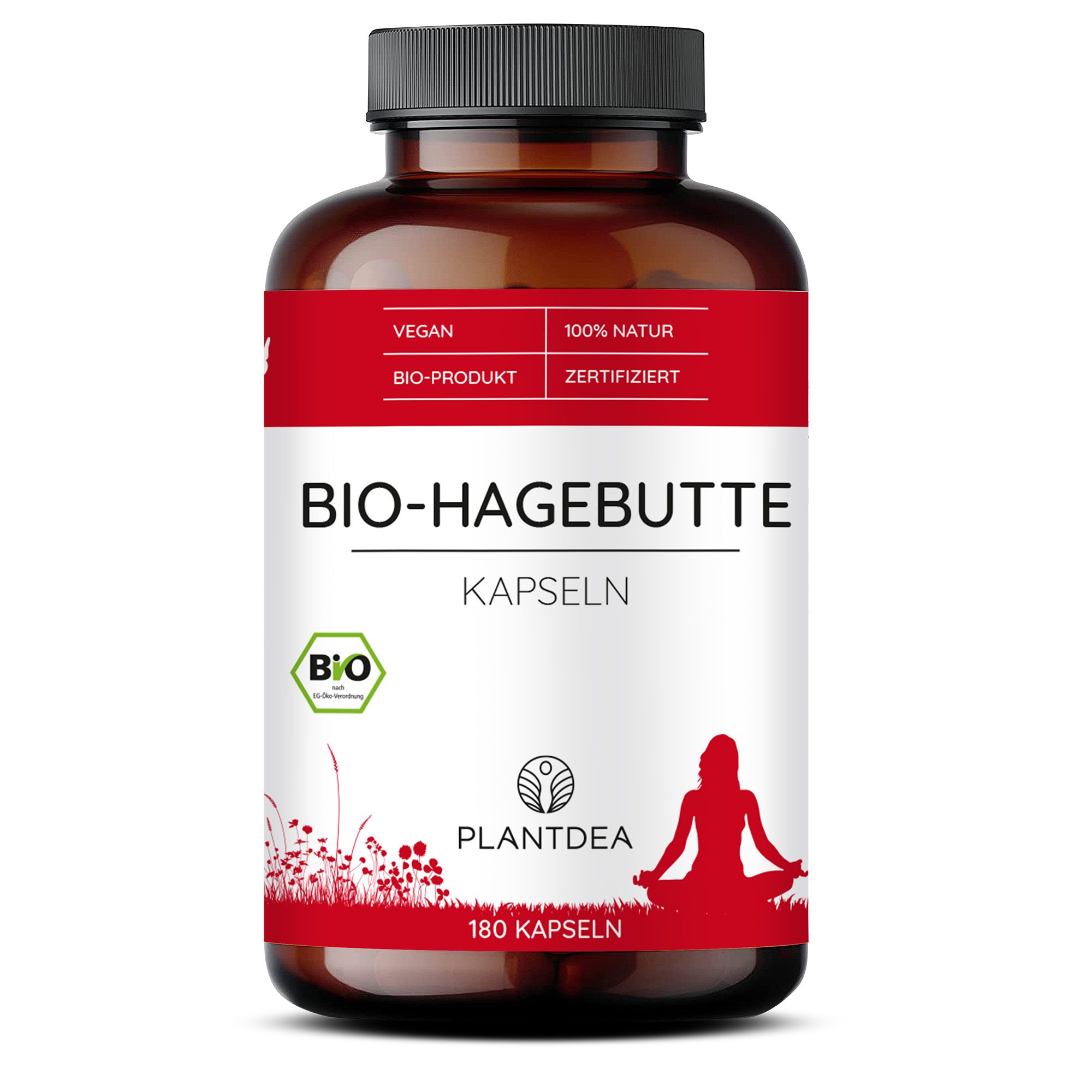 PlantDEA Bio Hagebutte Kapseln 180 g