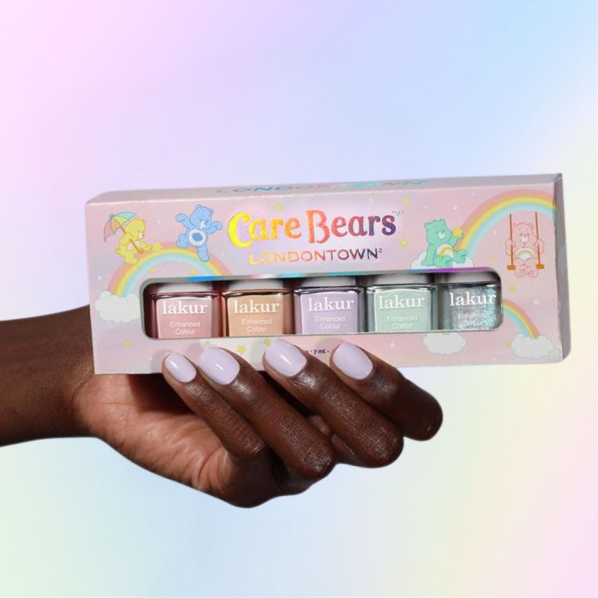 LONDONTOWN lakur Care Bears Beary Polished Set mit Mini-Nagellacken