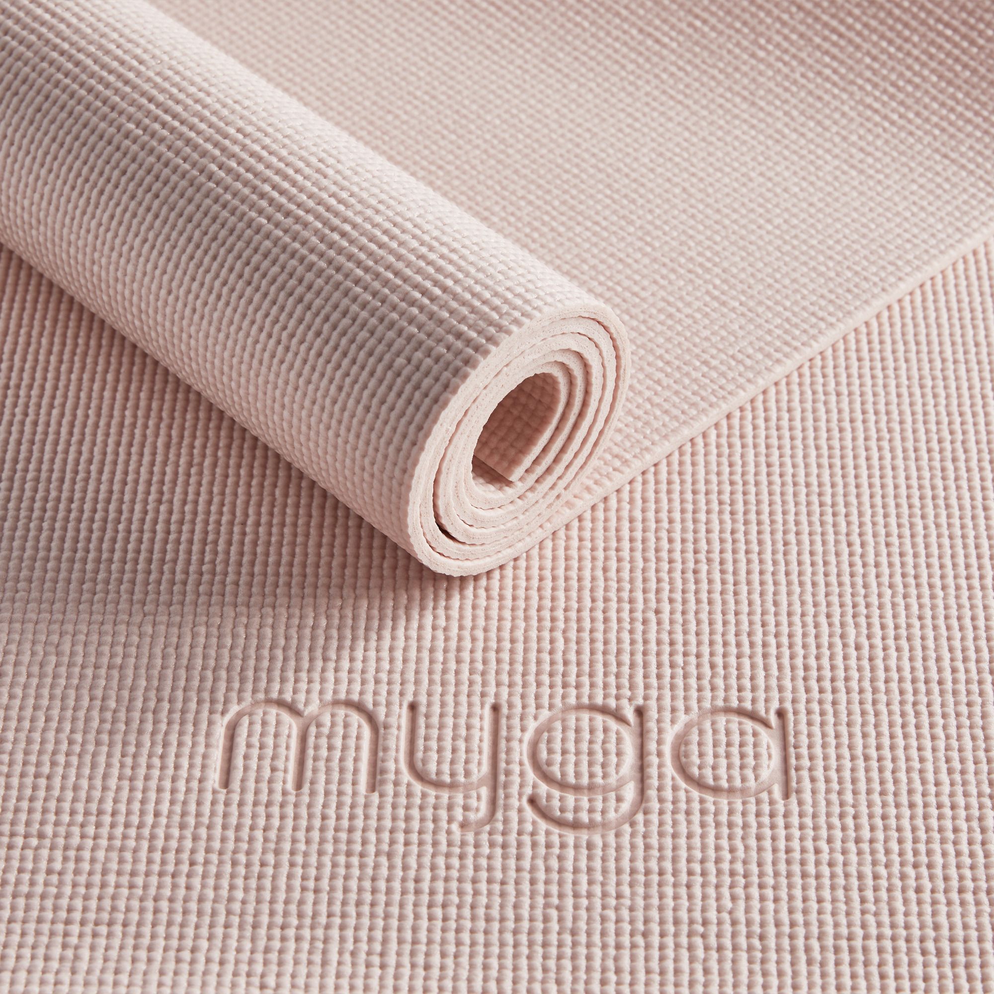 Myga Yogamatte - Blush - Rutschfeste Übungsmatte für Yoga & Fitness