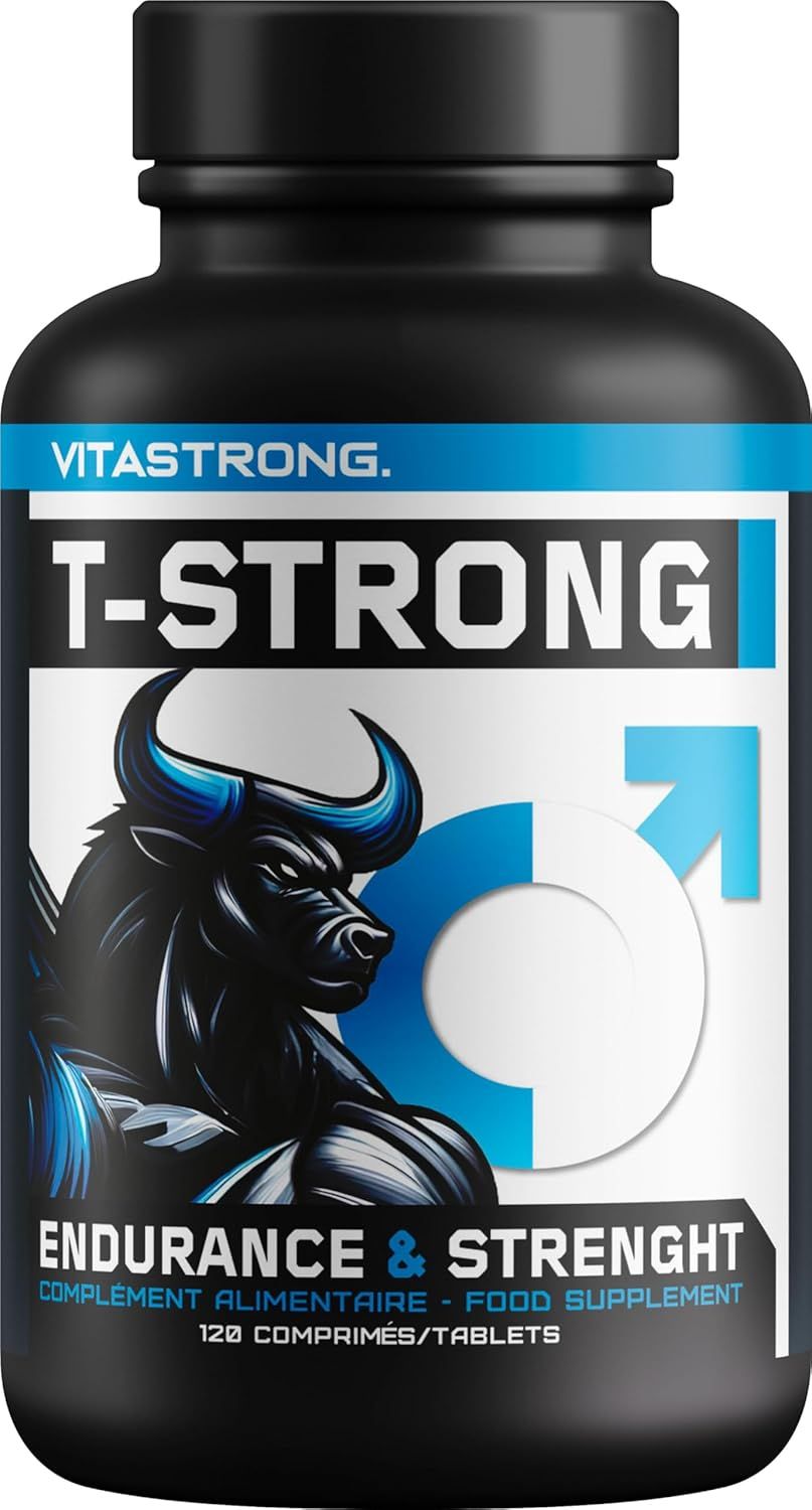 Vitastrong T-Strong - 120 Compresse, Energia Maschile e Supporto Vitalità