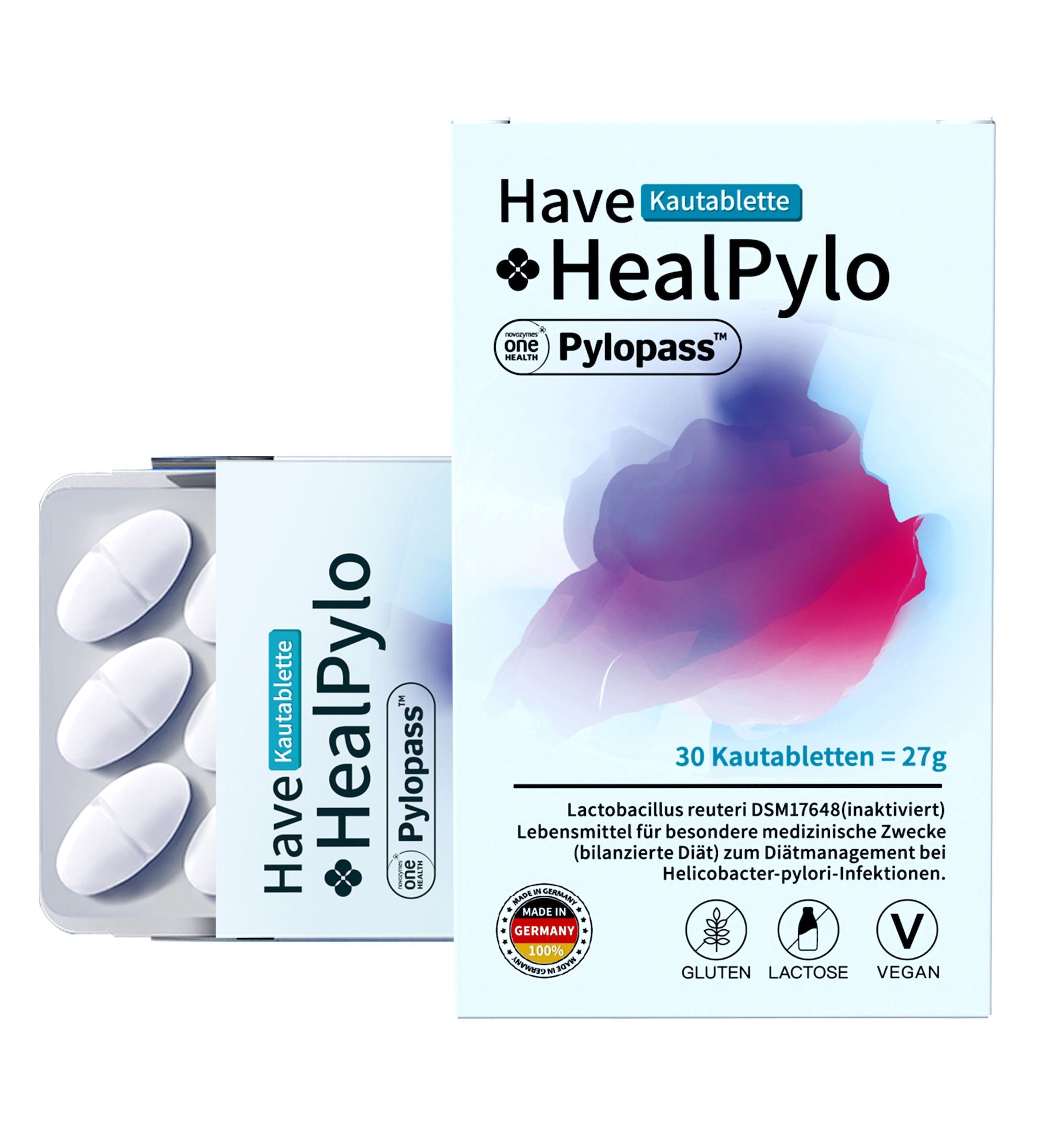 SonneSee HealPylo Kautabletten mit Pylopass 30 St