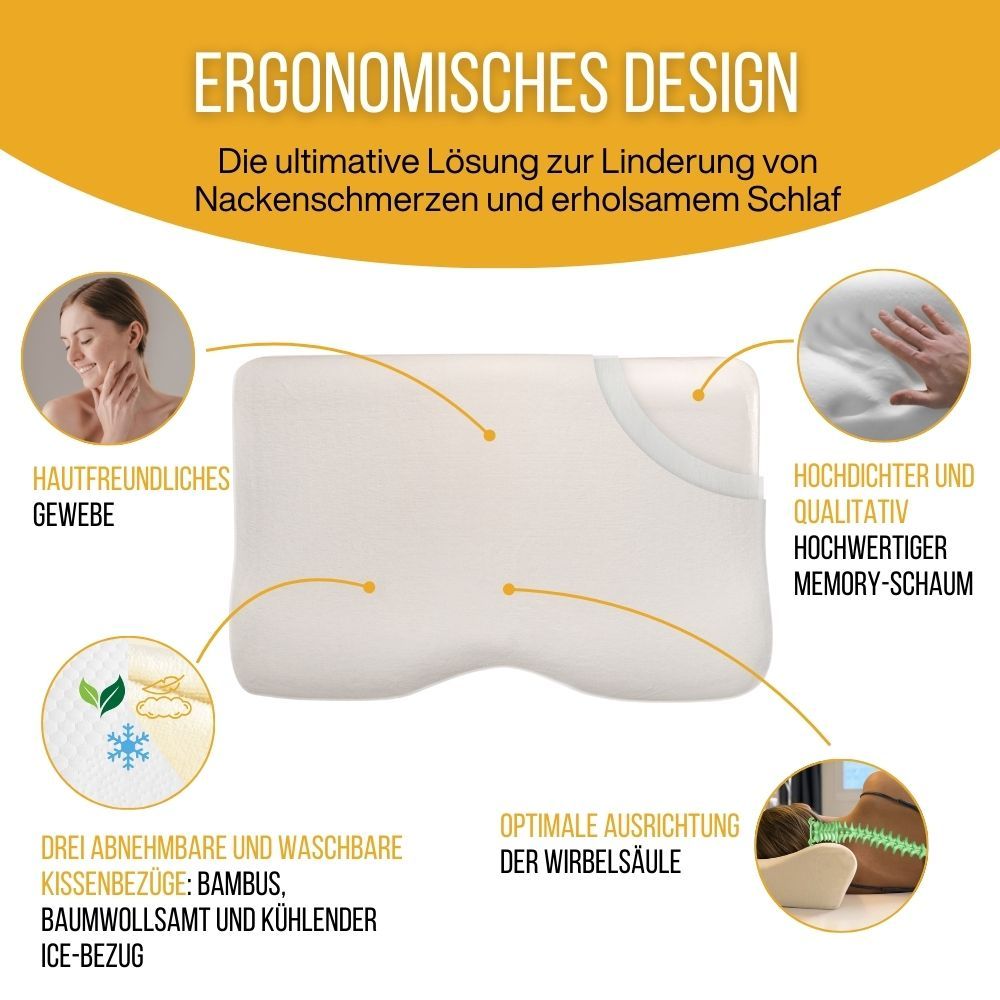 INPHYSIO DELUXE-Kissen + ICE  FRAICHETOUCH Bezug