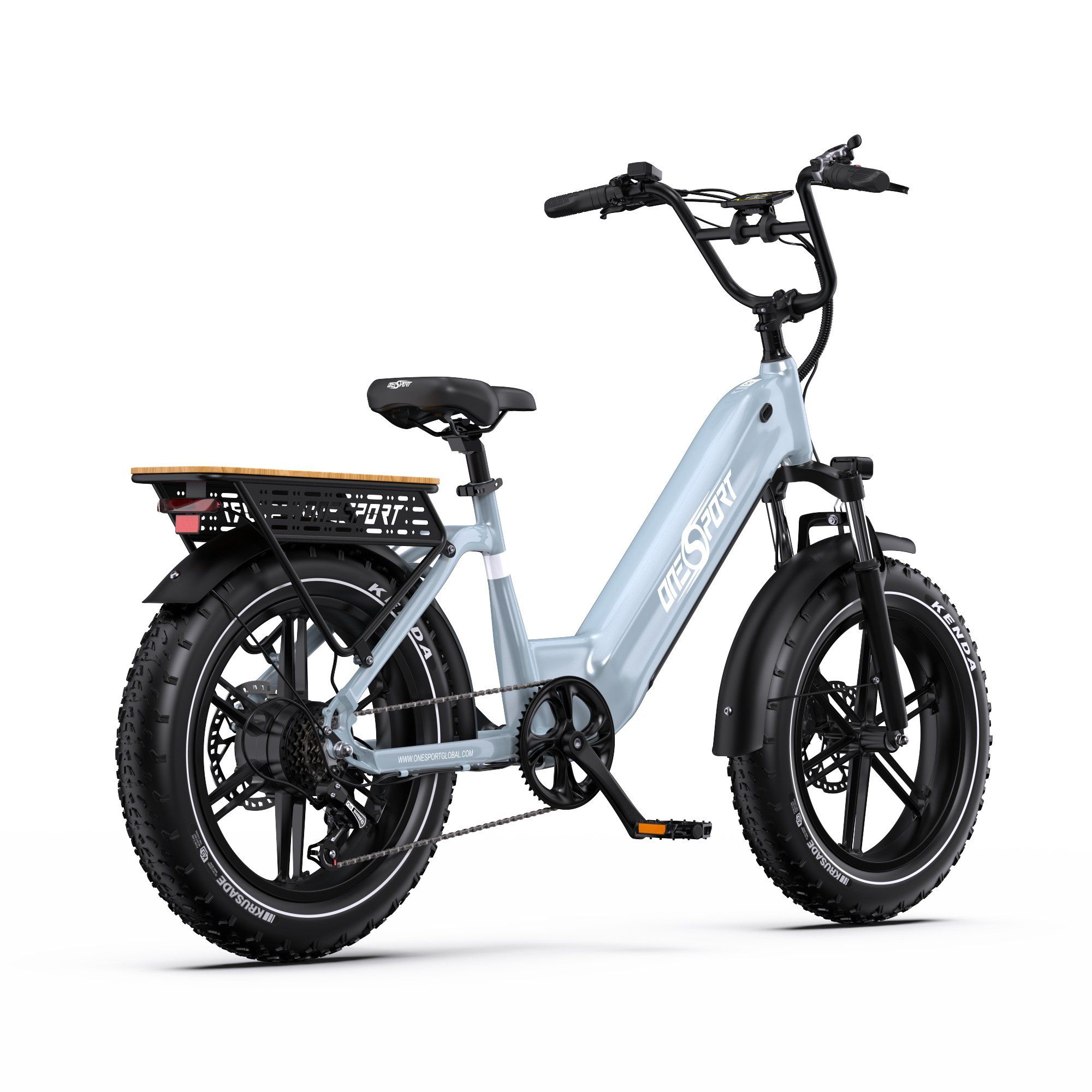 ONESPORT OT08 Geländetaugliches E-Bike mit 500-W-Motor und 48-V-18-Ah-Akku